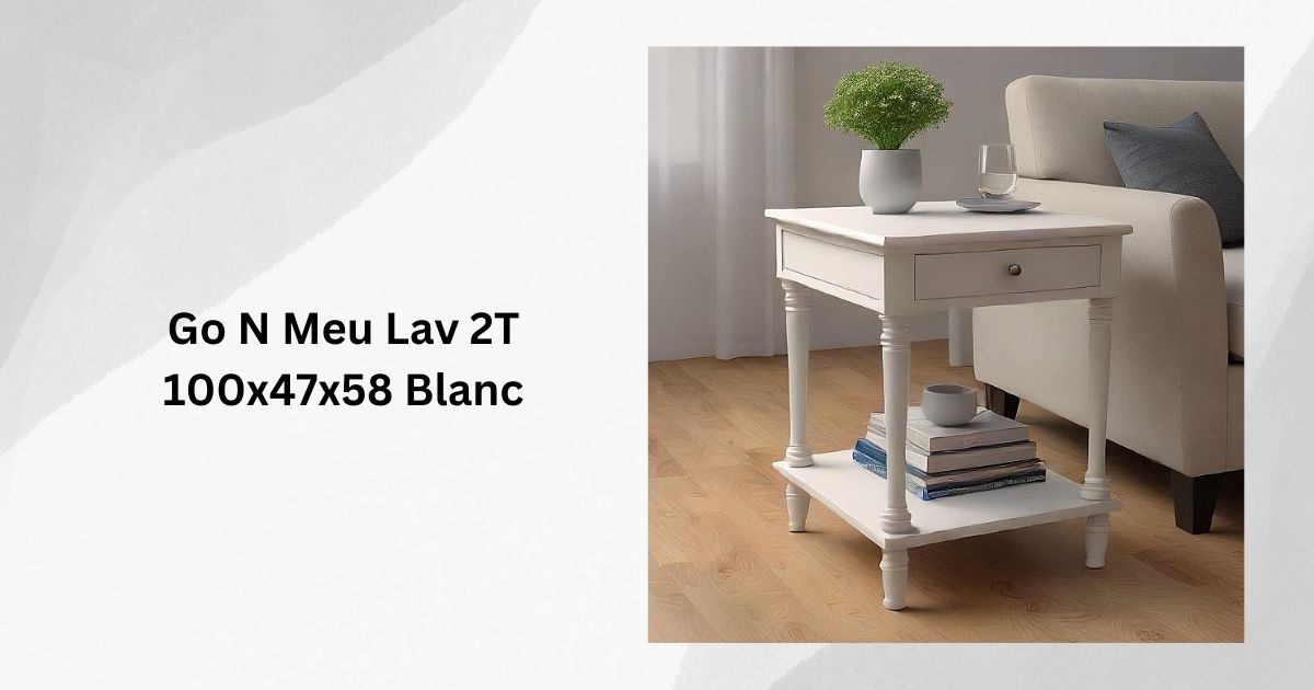 Go N Meu Lav 2T 100x47x58 Blanc