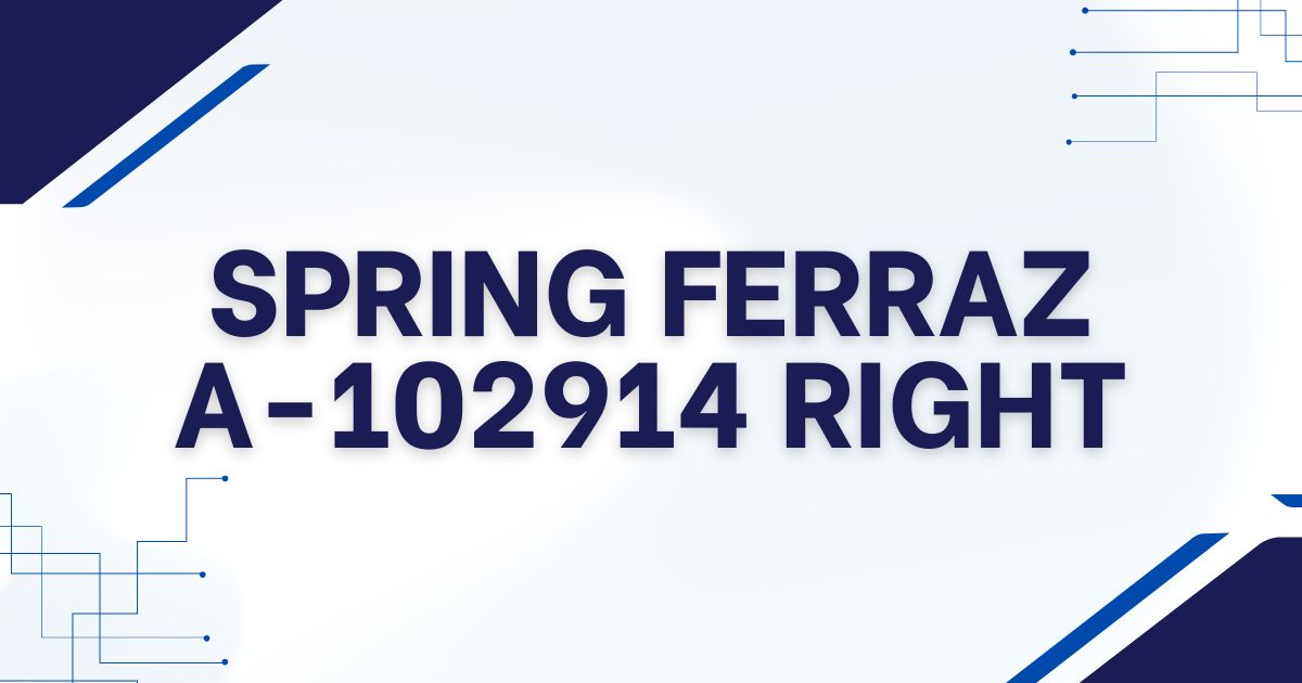 Spring Ferraz A-102914 Right