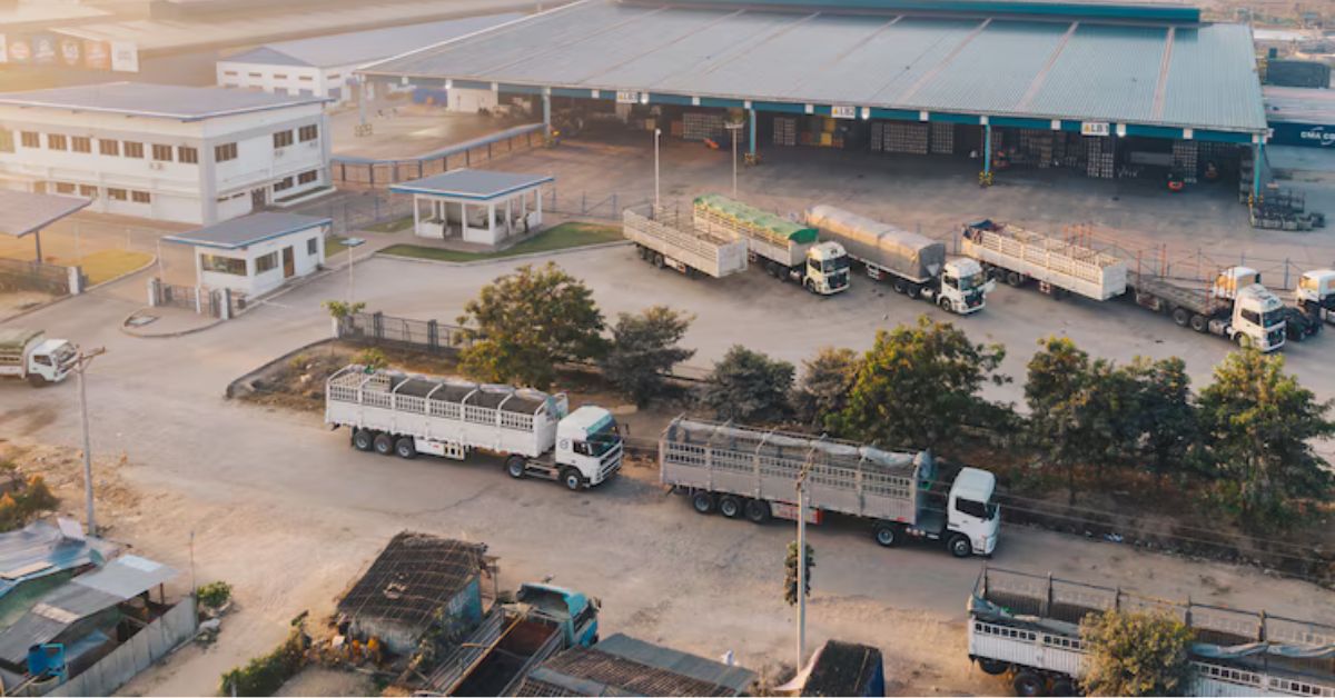 Concrete Truck Parking Lots